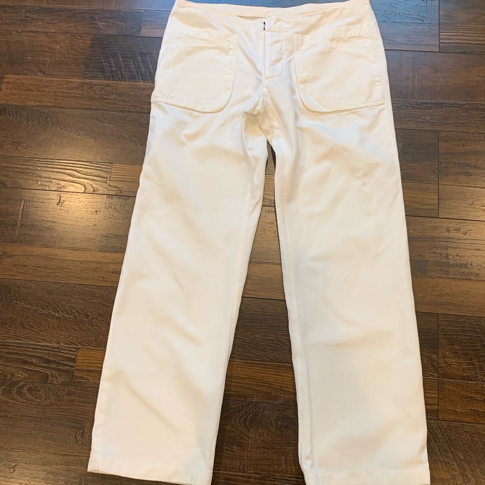 Maison Martin Margiela white khaki pants
